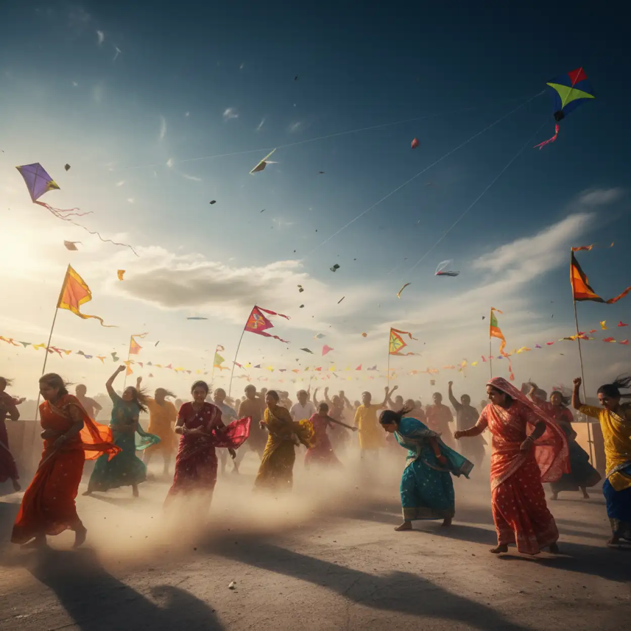 Free Download Makar Sankranti Background Kite Festival India - High Quality Makar Sankranti Background Background Image