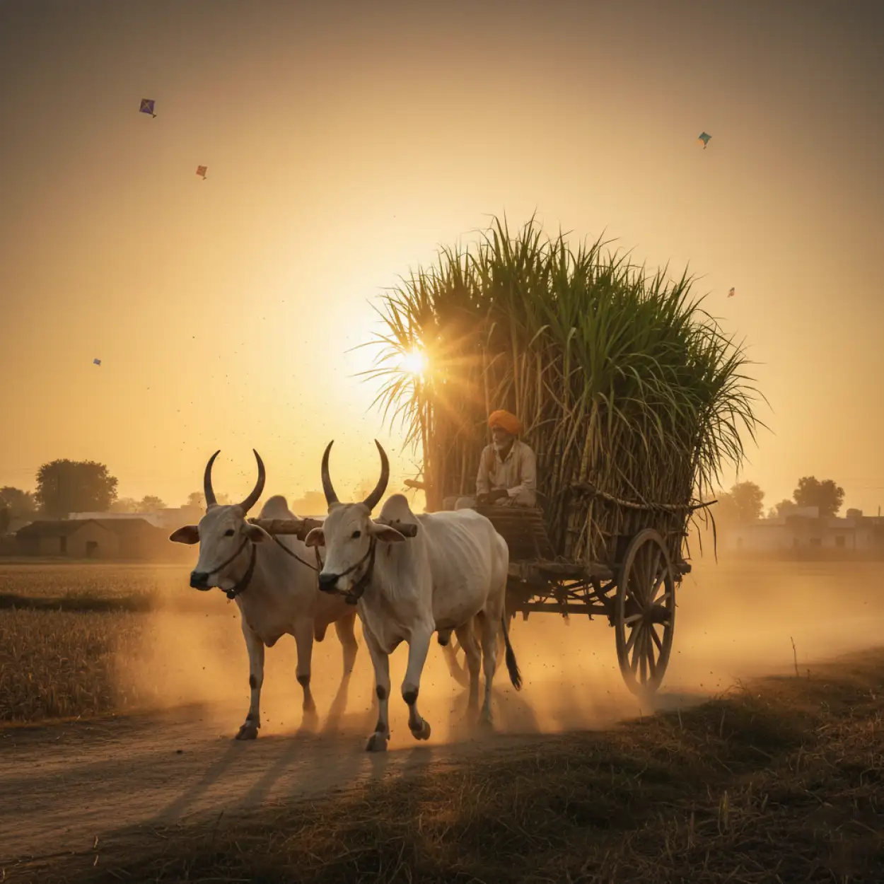 Free Download Makar Sankranti Background Traditional Festival India - High Quality Makar Sankranti Background Background Image