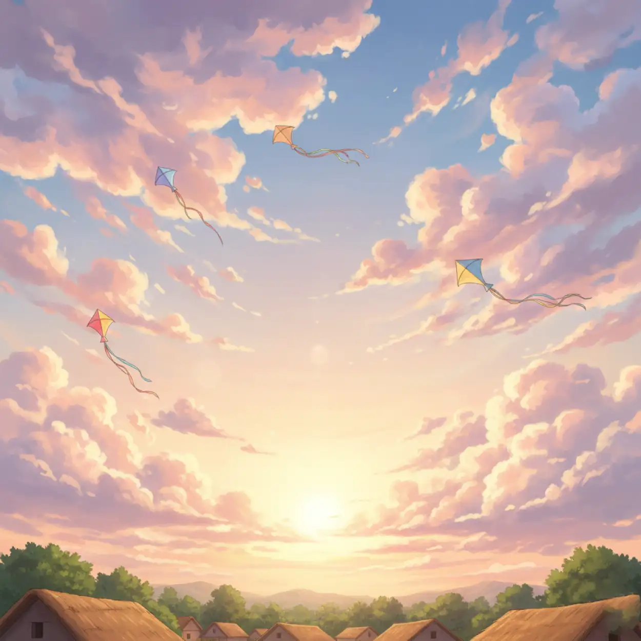 Free Download Makar Sankranti Background Warm Colors - High Quality Makar Sankranti Background Background Image