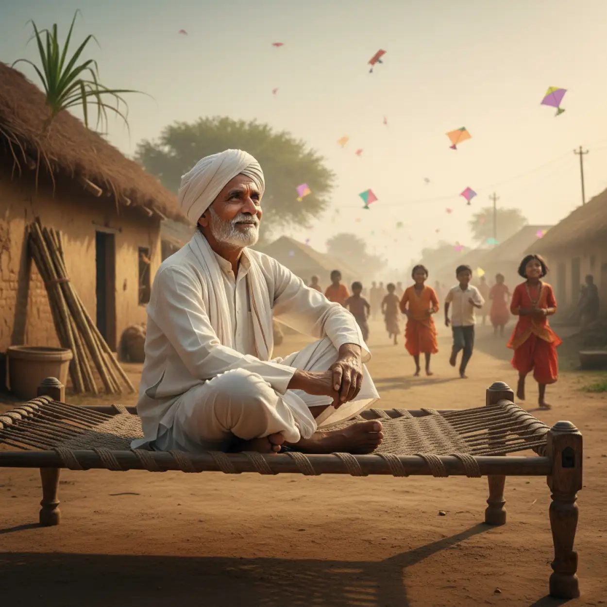 Free Download Makar Sankranti Banner Background - High Quality Makar Sankranti Background Background Image