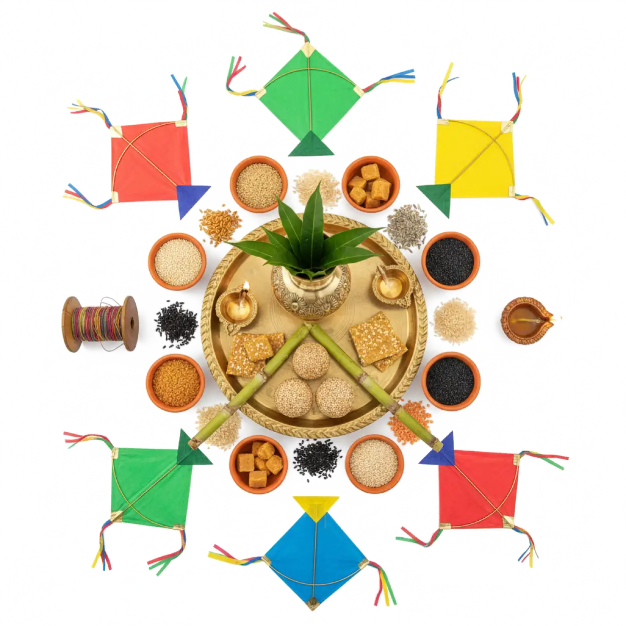 Free Download Makar Sankranti Clipart Png Free - High Quality Makar Sankranti Png PNG Image