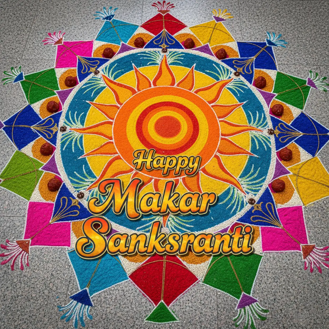 Free Download Makar Sankranti Facebook Greetings 2026 - High Quality Happy Makar Sankranti Greetings 2026 Background