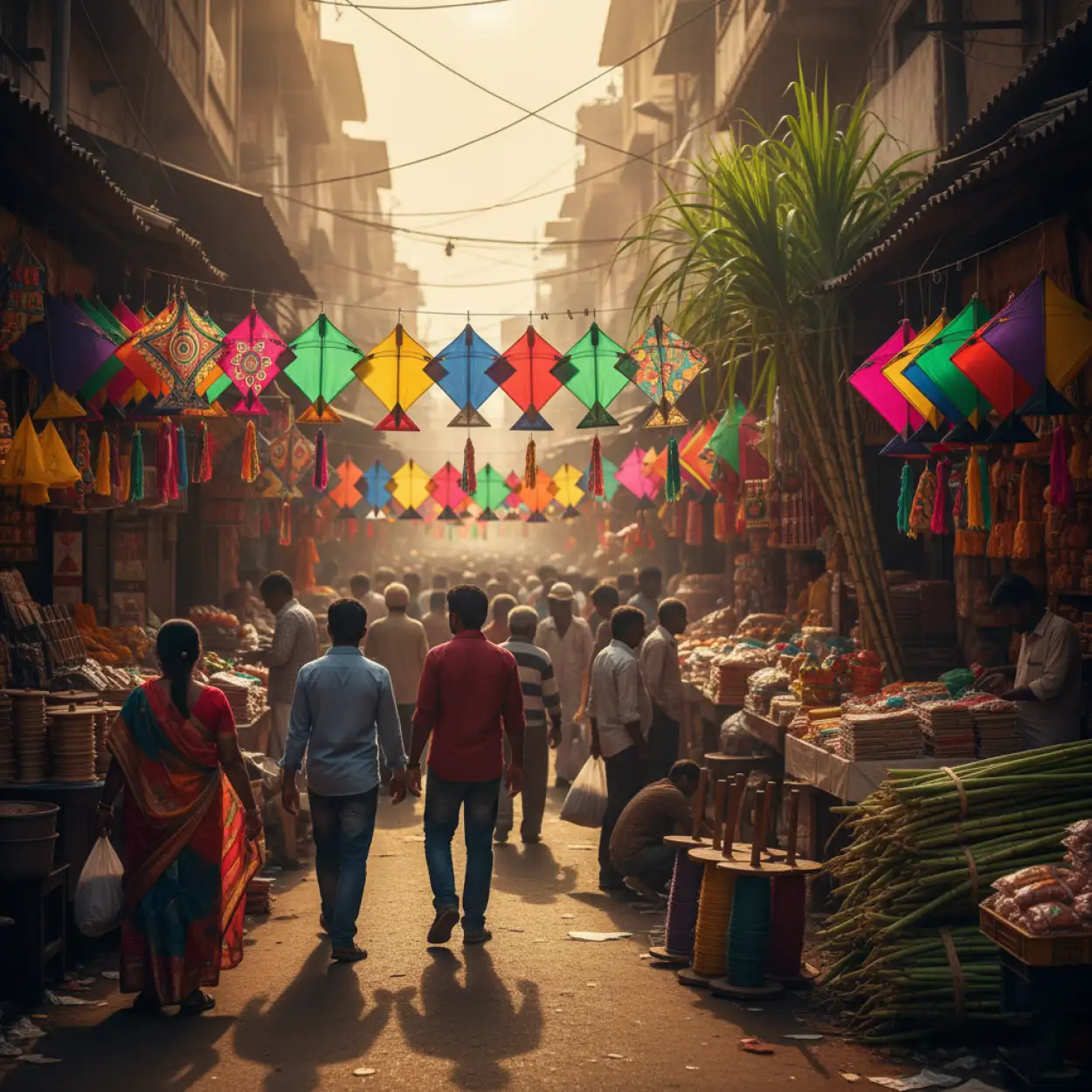 Free Download Makar Sankranti Festival Background - High Quality Makar Sankranti Background Background Image