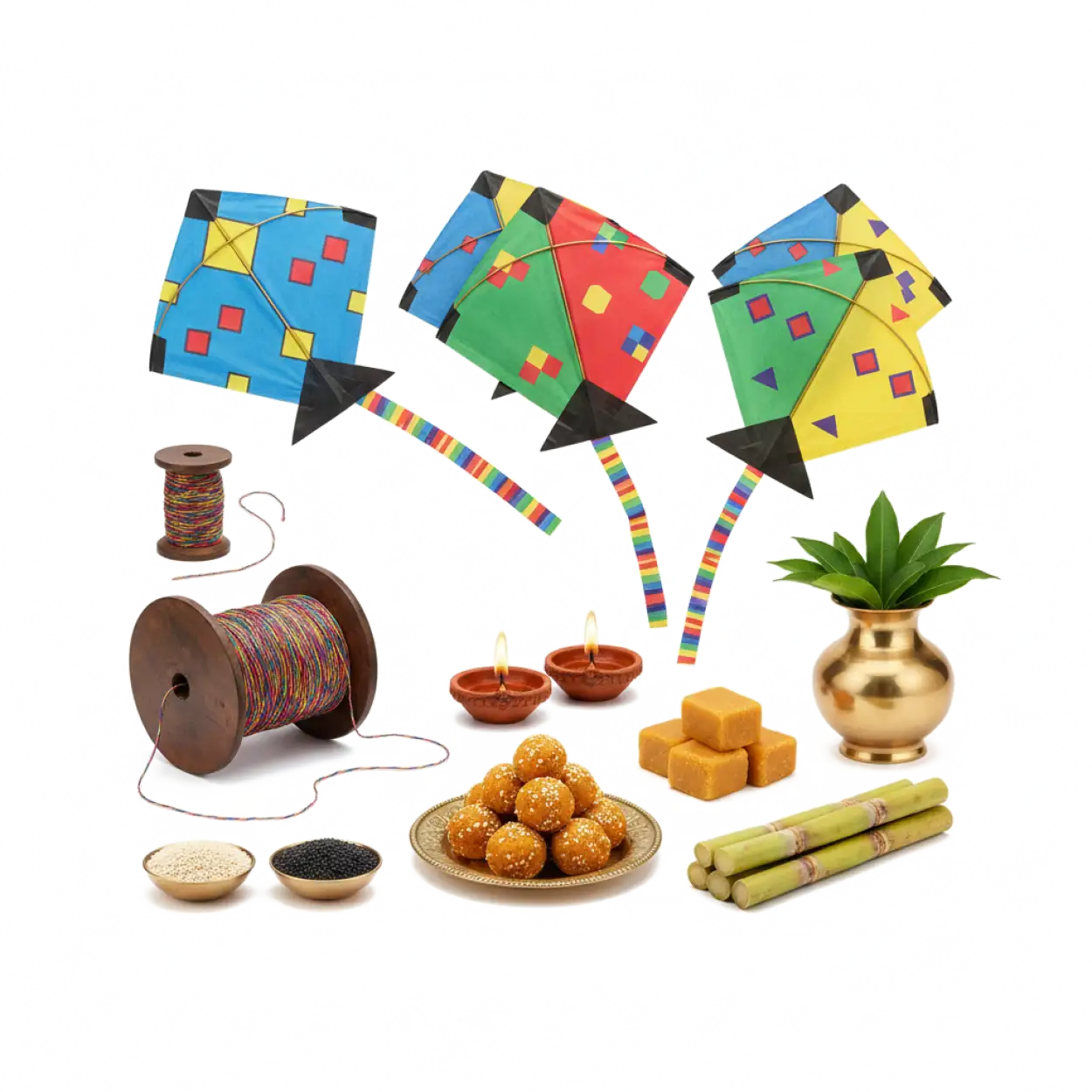 Free Download Makar Sankranti Festival Png Image - High Quality Makar Sankranti Png PNG Image