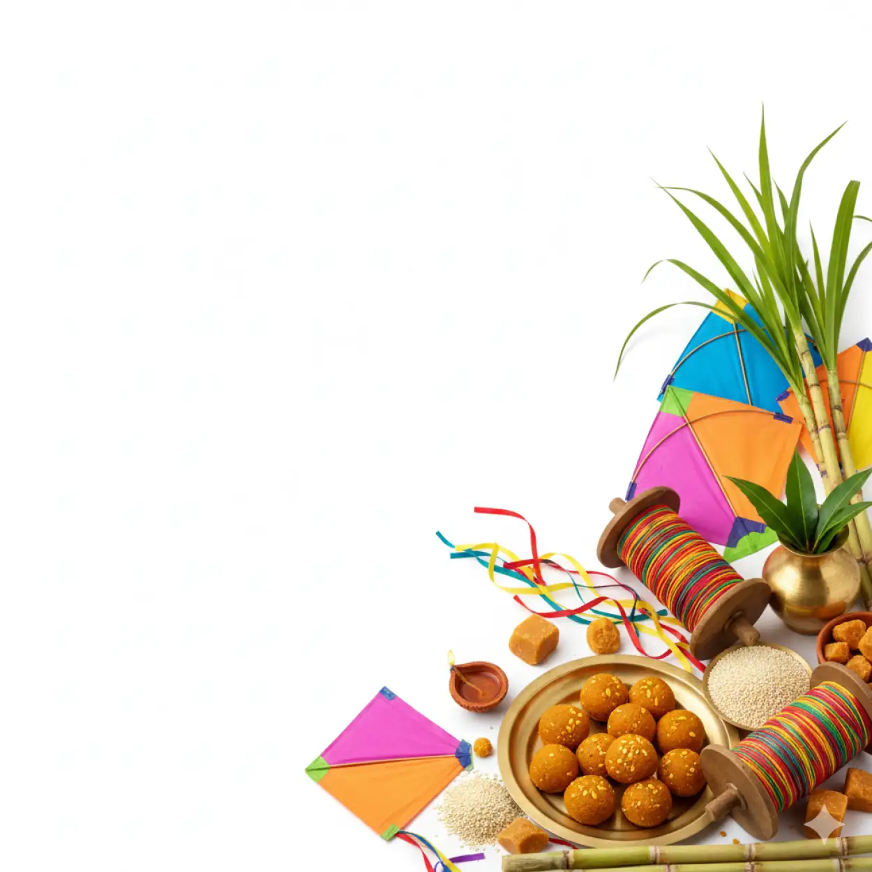 Free Download Makar Sankranti Flyer Png Template - High Quality Makar Sankranti Png PNG Image