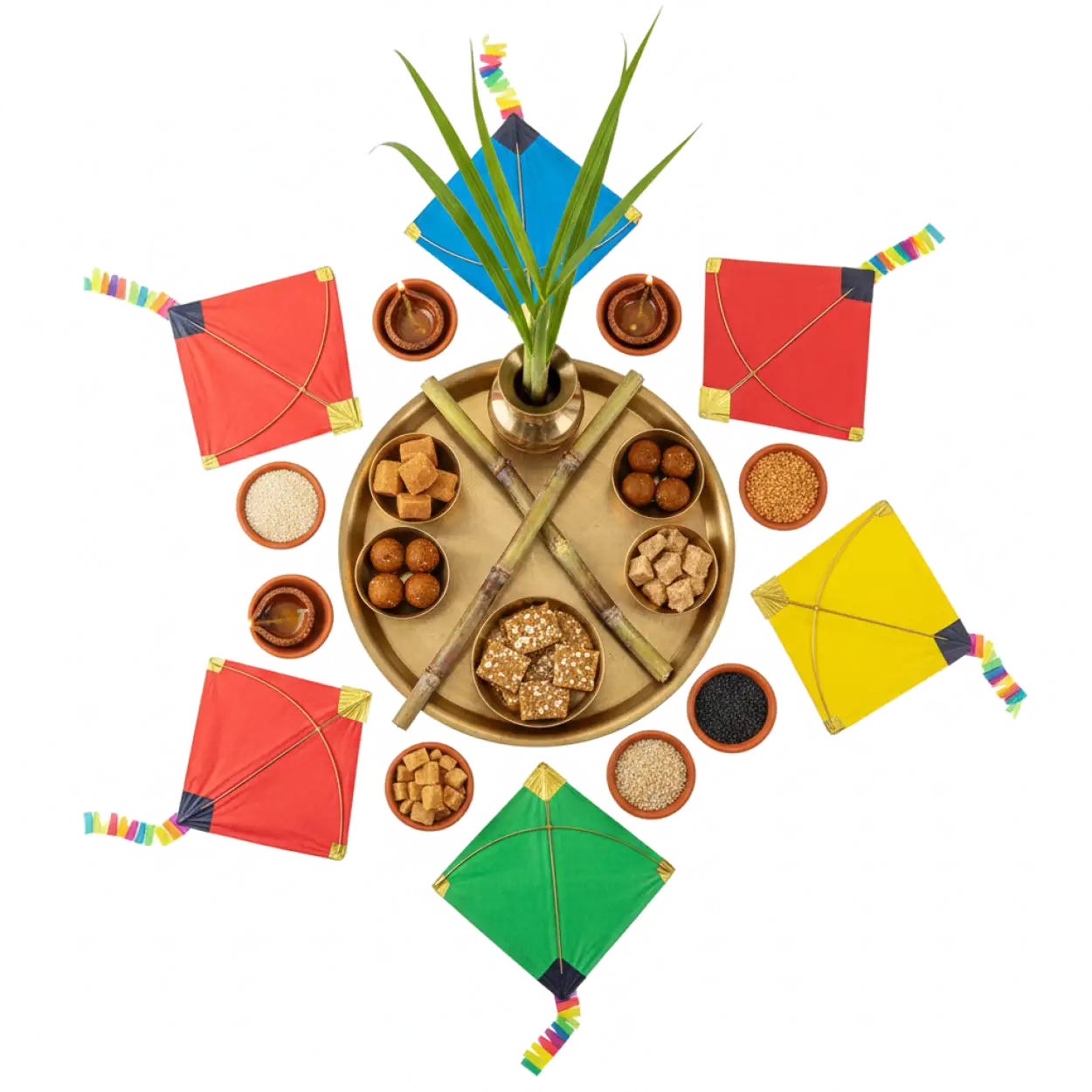 Free Download Makar Sankranti Indian Festival Png - High Quality Makar Sankranti Png PNG Image