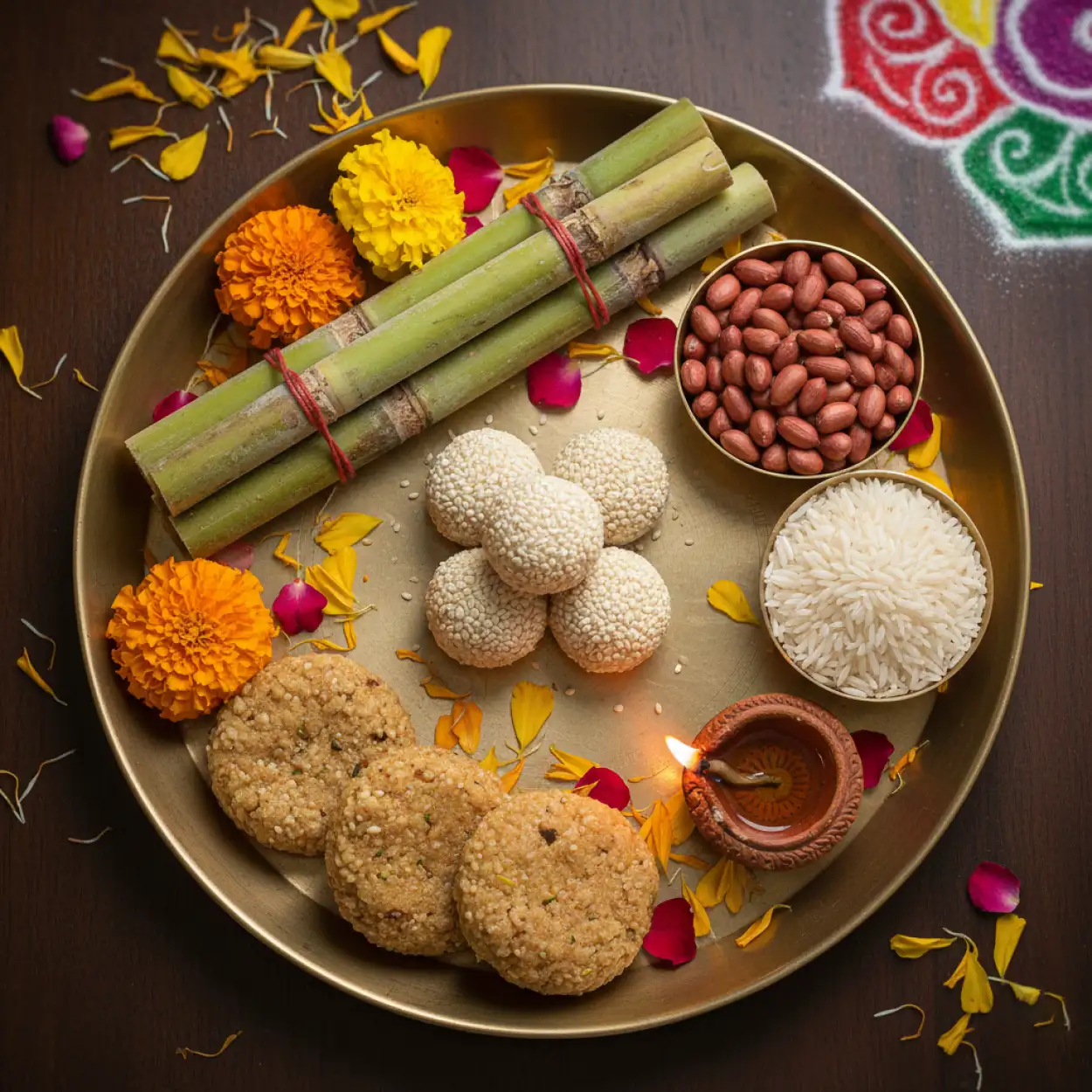 Free Download Makar Sankranti Instagram Background - High Quality Makar Sankranti Background Background Image