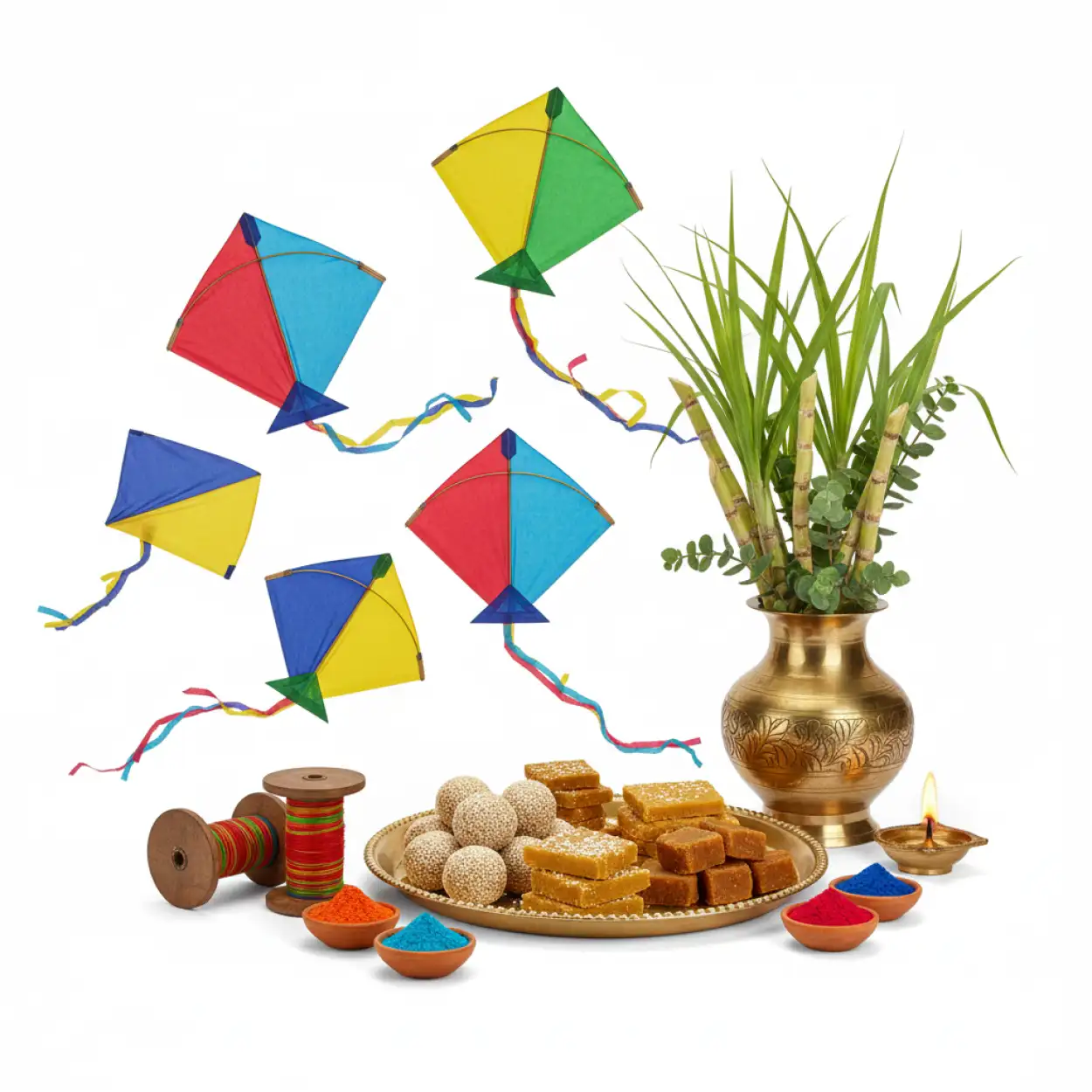 Free Download Makar Sankranti Invitation Png - High Quality Makar Sankranti Png PNG Image