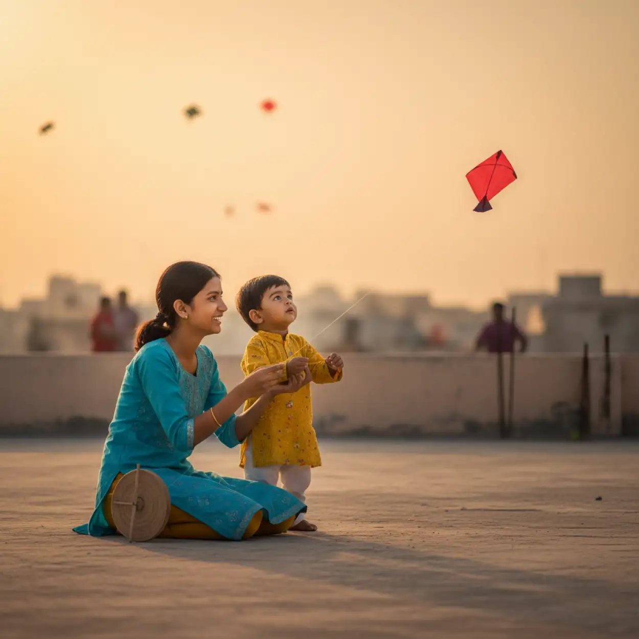 Free Download Makar Sankranti Kite Background - High Quality Makar Sankranti Background Background Image