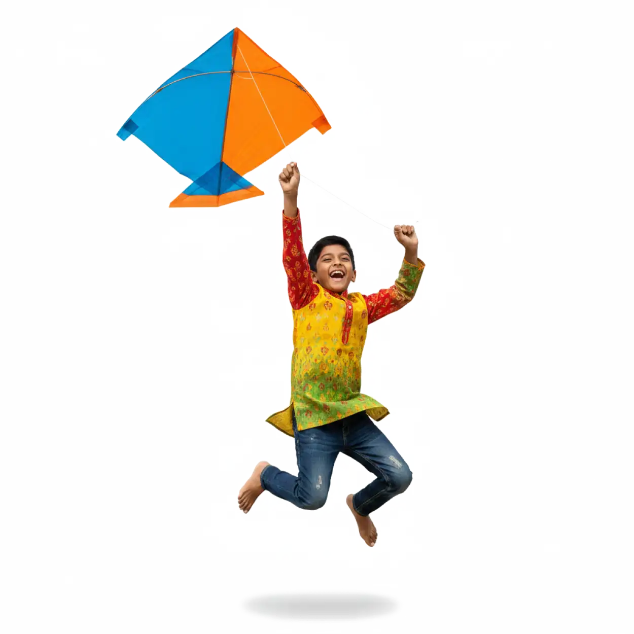 Free Download Makar Sankranti Patang Png - High Quality Kite Flying Png Transparent PNG