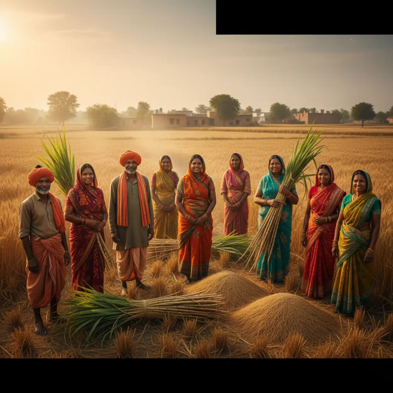 Free Download Makar Sankranti Sunset Background - High Quality Makar Sankranti Background Background Image