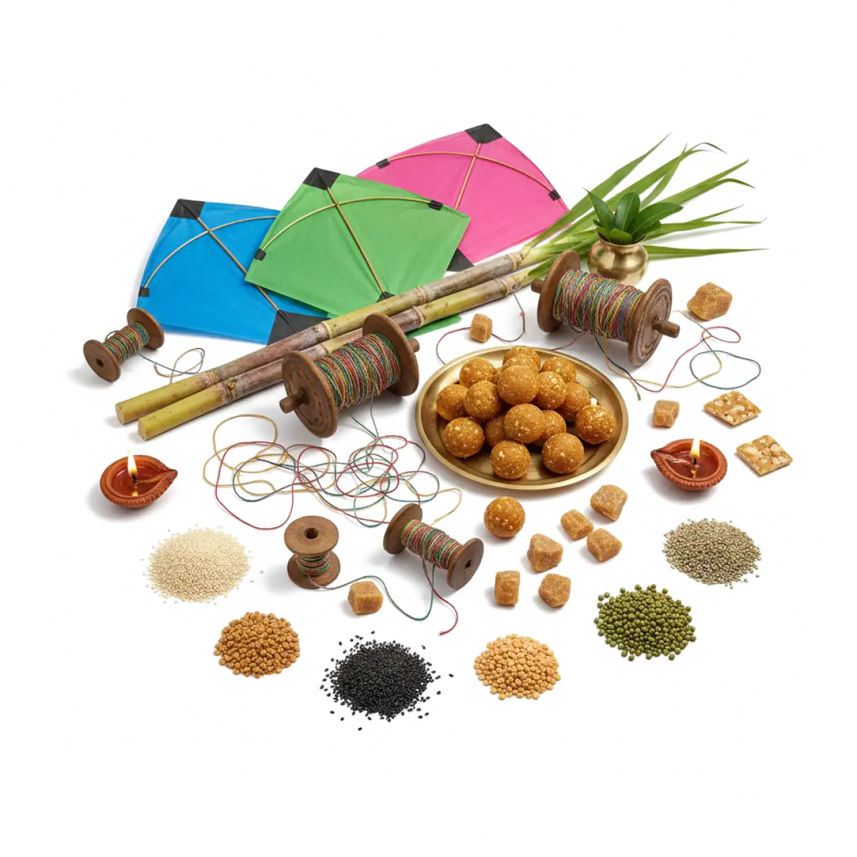 Free Download Makar Sankranti Vector Png - High Quality Makar Sankranti Png PNG Image