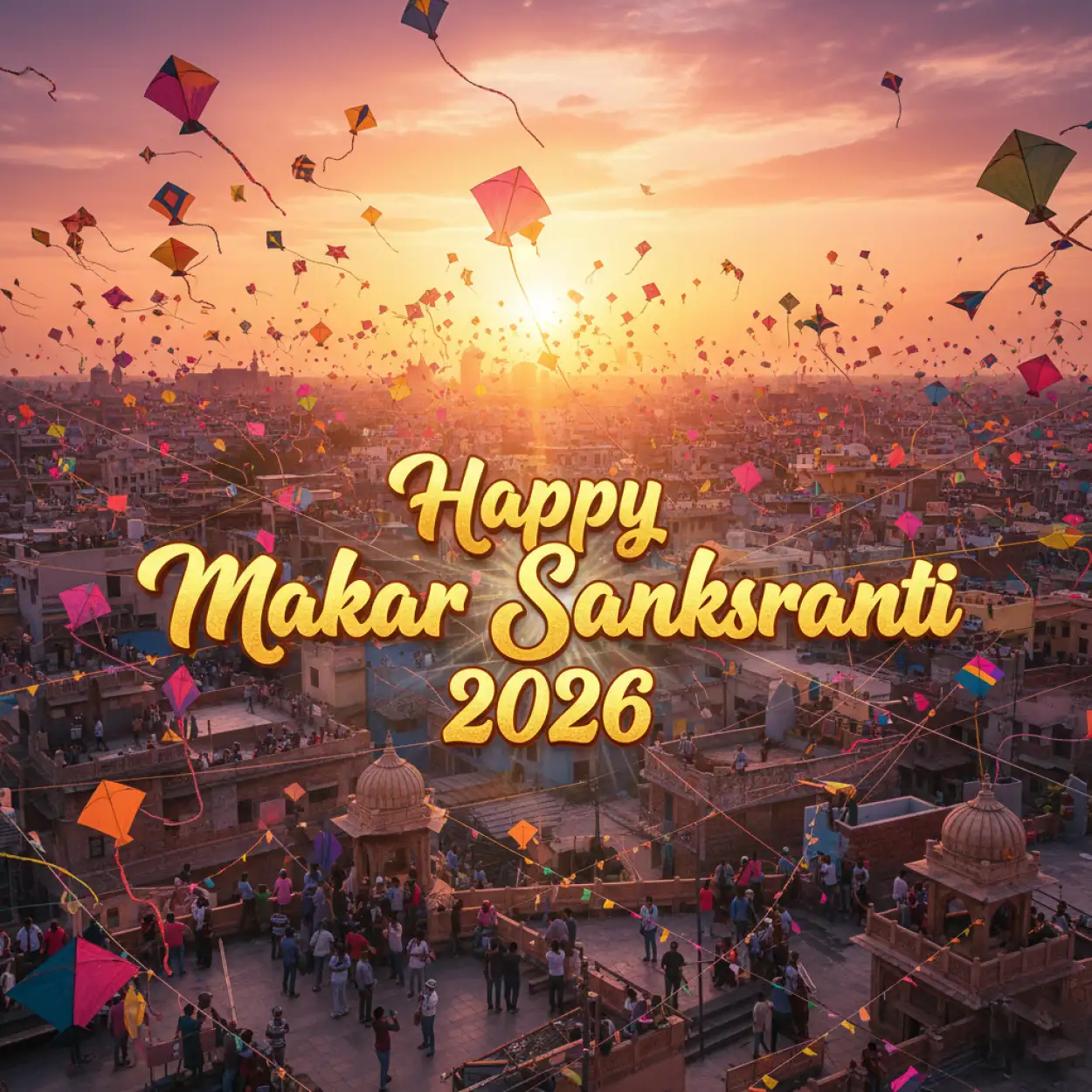 Free Download Makar Sankranti Whatsapp Wishes 2026 - High Quality Makar Sankranti Wishes 2026 Background