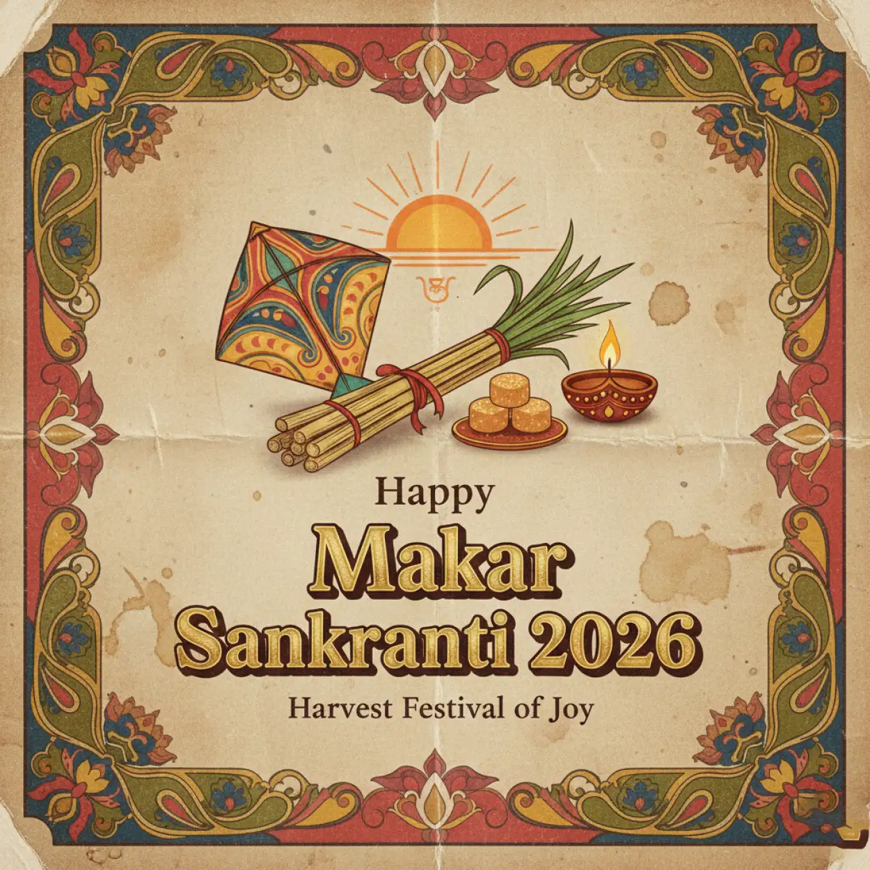 Free Download Makar Sankranti Wishes 2026 For Whatsapp Status - High Quality Makar Sankranti Wishes 2026 Background