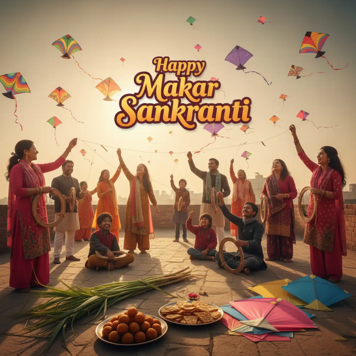 Makar Sankranti Wishes 2026 With Images - Royalty Free Happy Makar Sankranti Greetings 2026 Image | Pngmagic Free Download Makar Sankranti Wishes 2026 With Images - High Quality Happy Makar Sankranti Greetings 2026 Background
