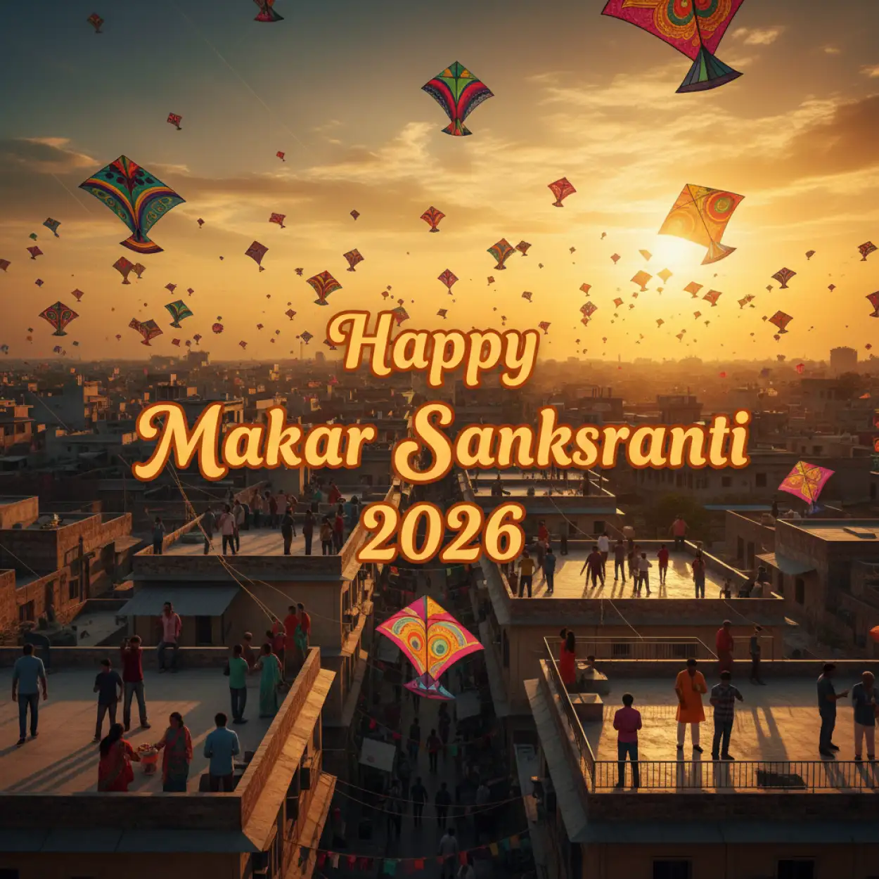 Free Download Makar Sankranti Wishes Background Image 2026 - High Quality Makar Sankranti Wishes 2026 Background