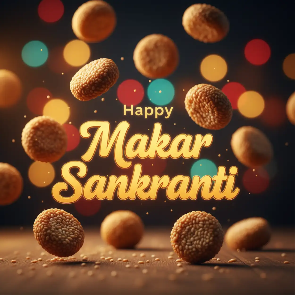 Free Download Makar Sankranti Wishes Colorful Kite Theme 2026 - High Quality Happy Makar Sankranti Greetings 2026 Image