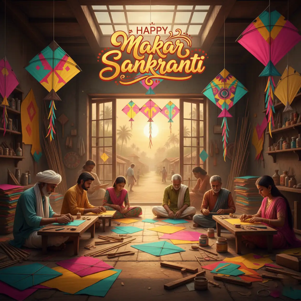 Makar Sankranti Wishes For Teachers 2026 - Royalty Free Happy Makar Sankranti Greetings 2026 Image | Pngmagic Free Download Makar Sankranti Wishes For Teachers 2026 - High Quality Happy Makar Sankranti Greetings 2026 Background