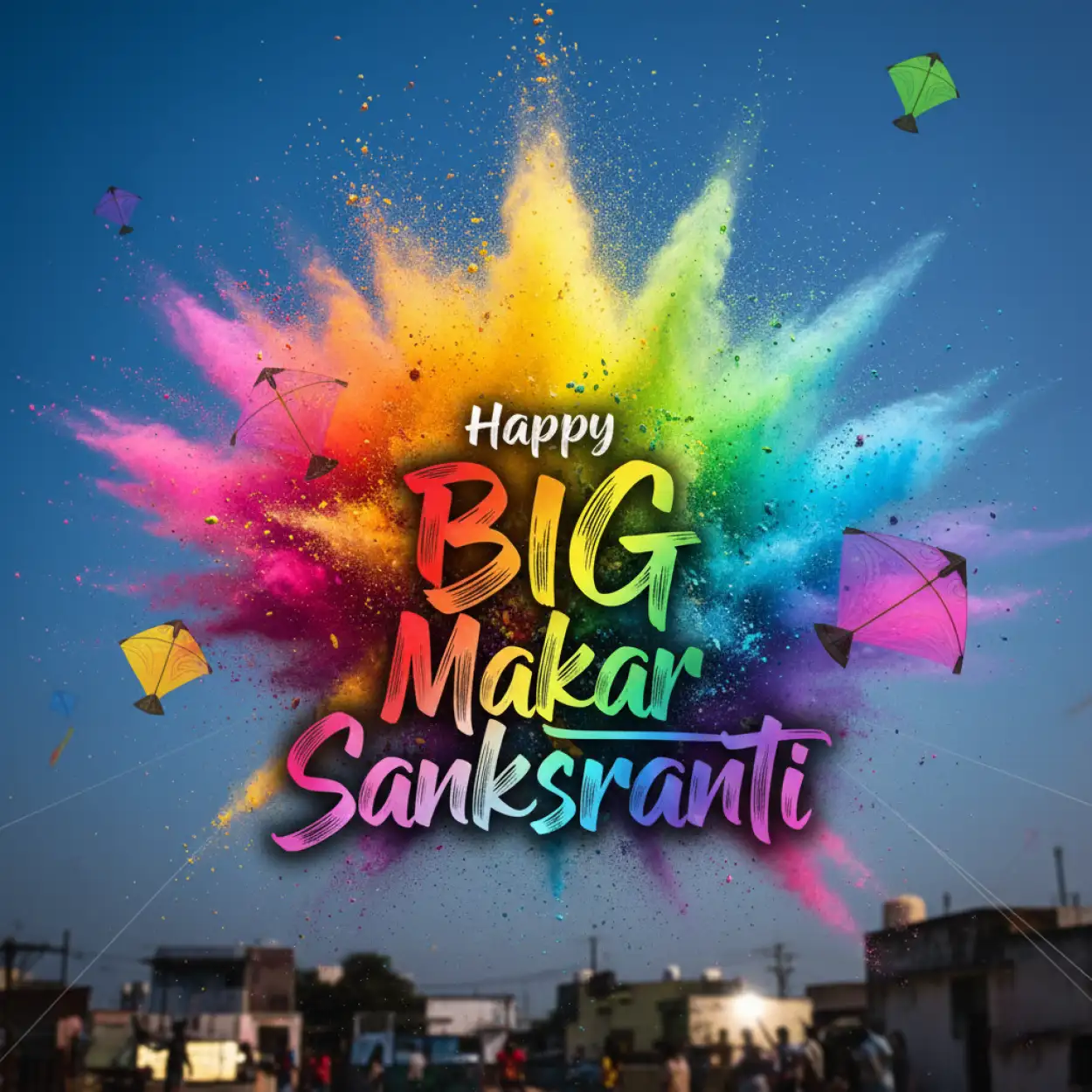 Free Download Makar Sankranti Wishes In Tamil 2026 - High Quality Happy Makar Sankranti Greetings 2026 Background