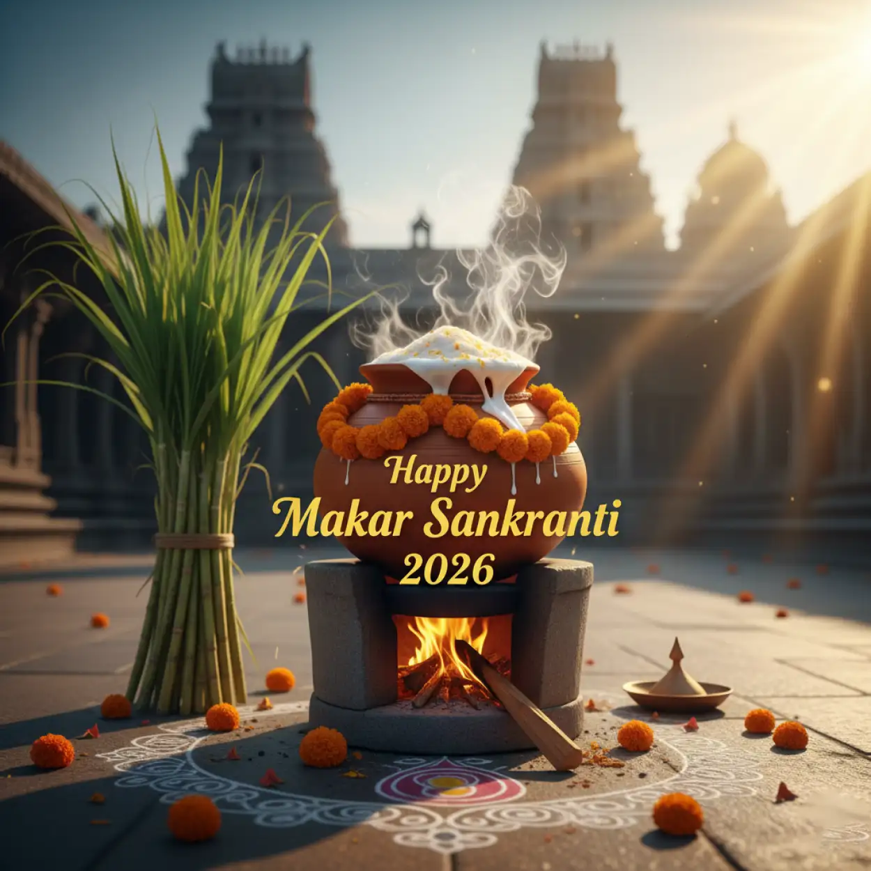 Free Download Makar Sankranti Wishes Indian Culture 2026 - High Quality Makar Sankranti Wishes 2026 Image