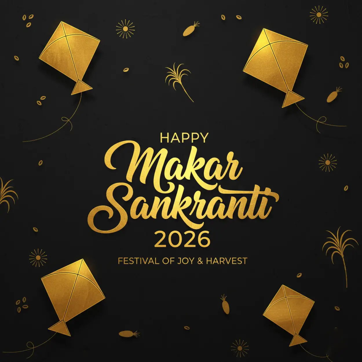 Free Download Makar Sankranti Wishes Pan India Festival 2026 - High Quality Makar Sankranti Wishes 2026 Image