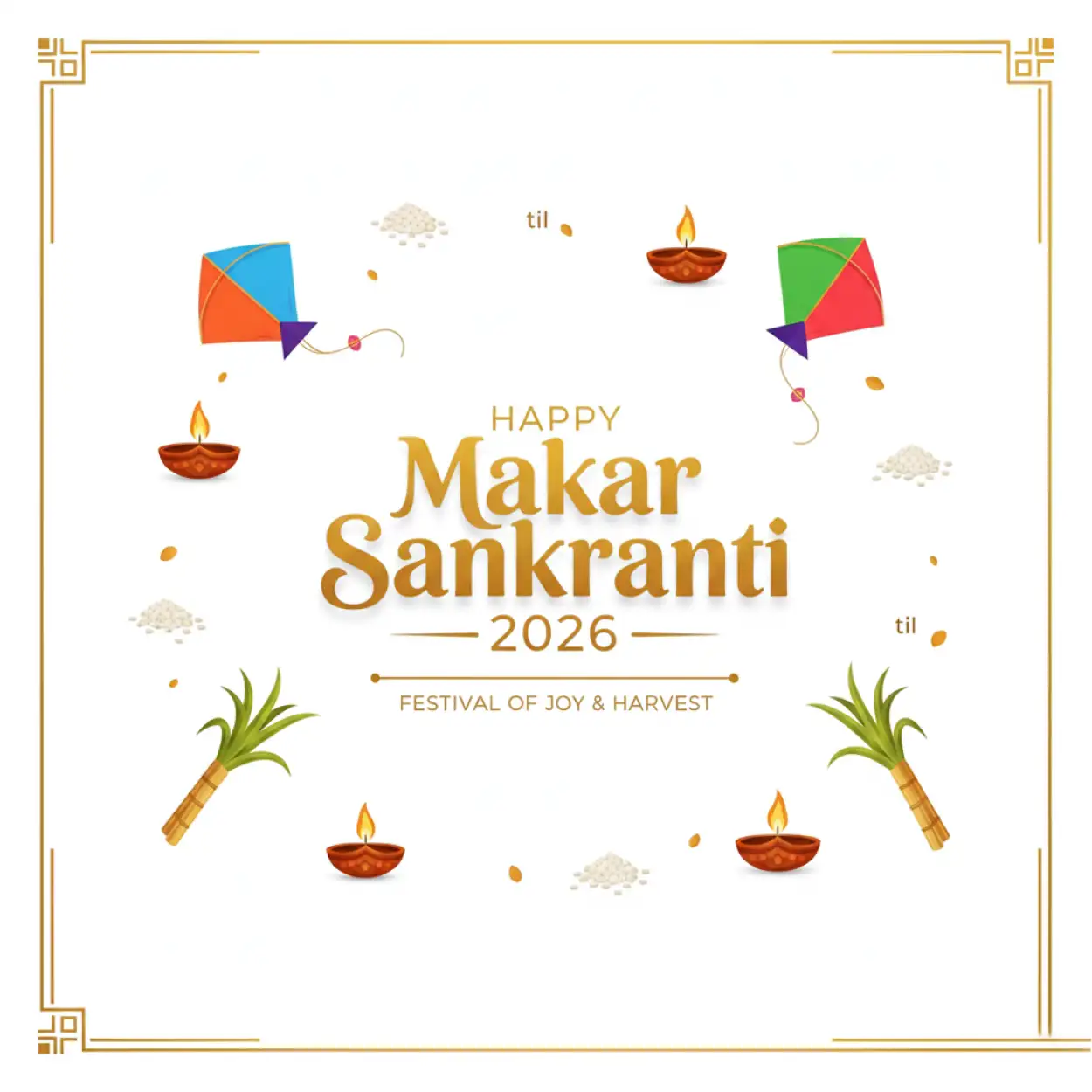 Free Download Makar Sankranti Wishes Instagram Story 2026 - High Quality Makar Sankranti Wishes 2026 Background