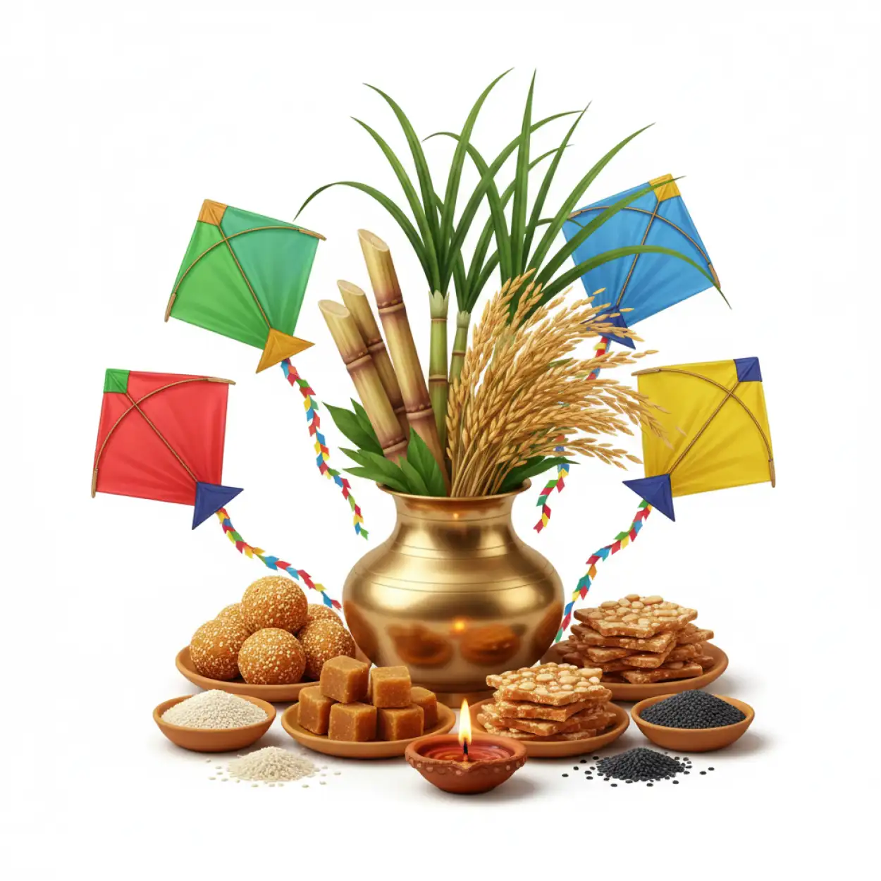 Free Download Makar Sankranti Wishes Text Png - High Quality Makar Sankranti Png PNG Image