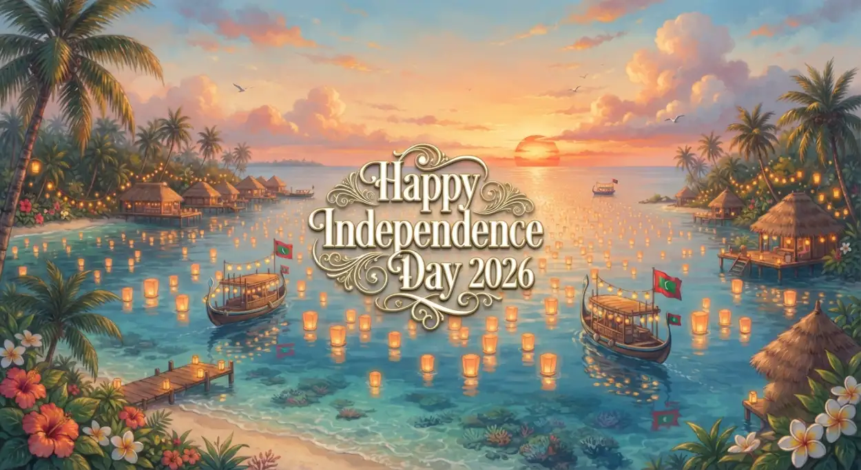 Free Download Maldives Independence Day 2026 Greeting Card - High Quality Maldives Independence Day 2026 Image