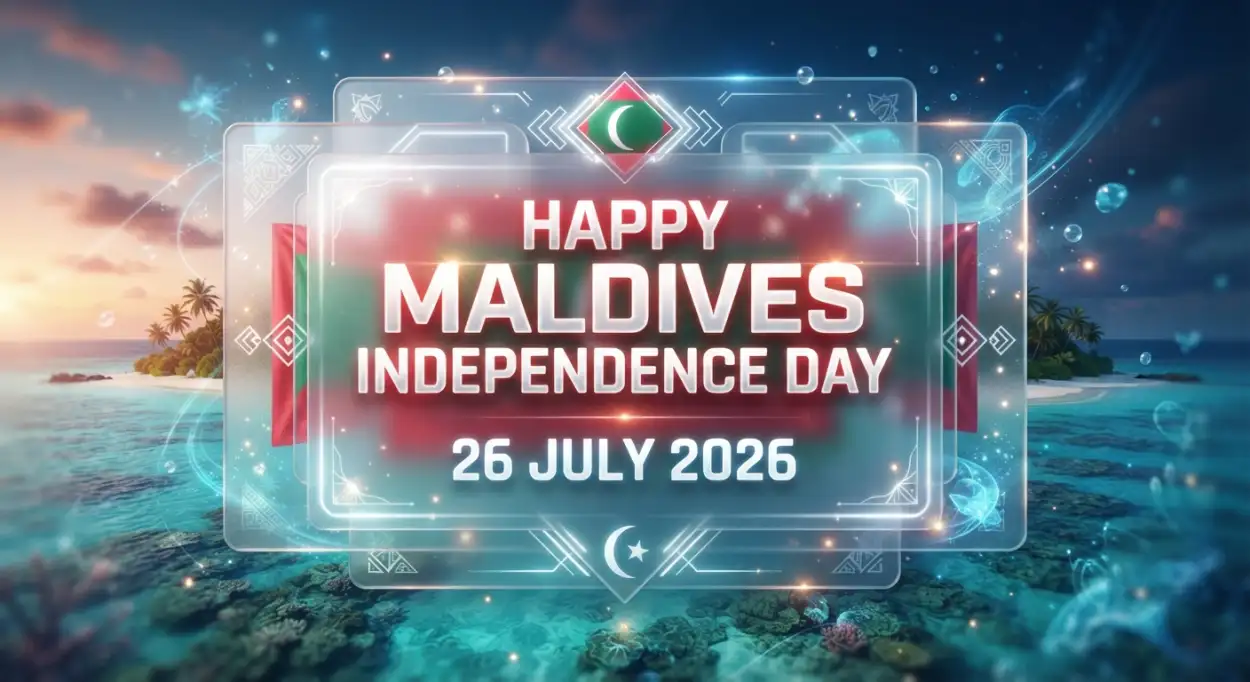 Free Download Maldives Independence Day 2026 Invitation Template - High Quality Maldives Independence Day 2026 Image