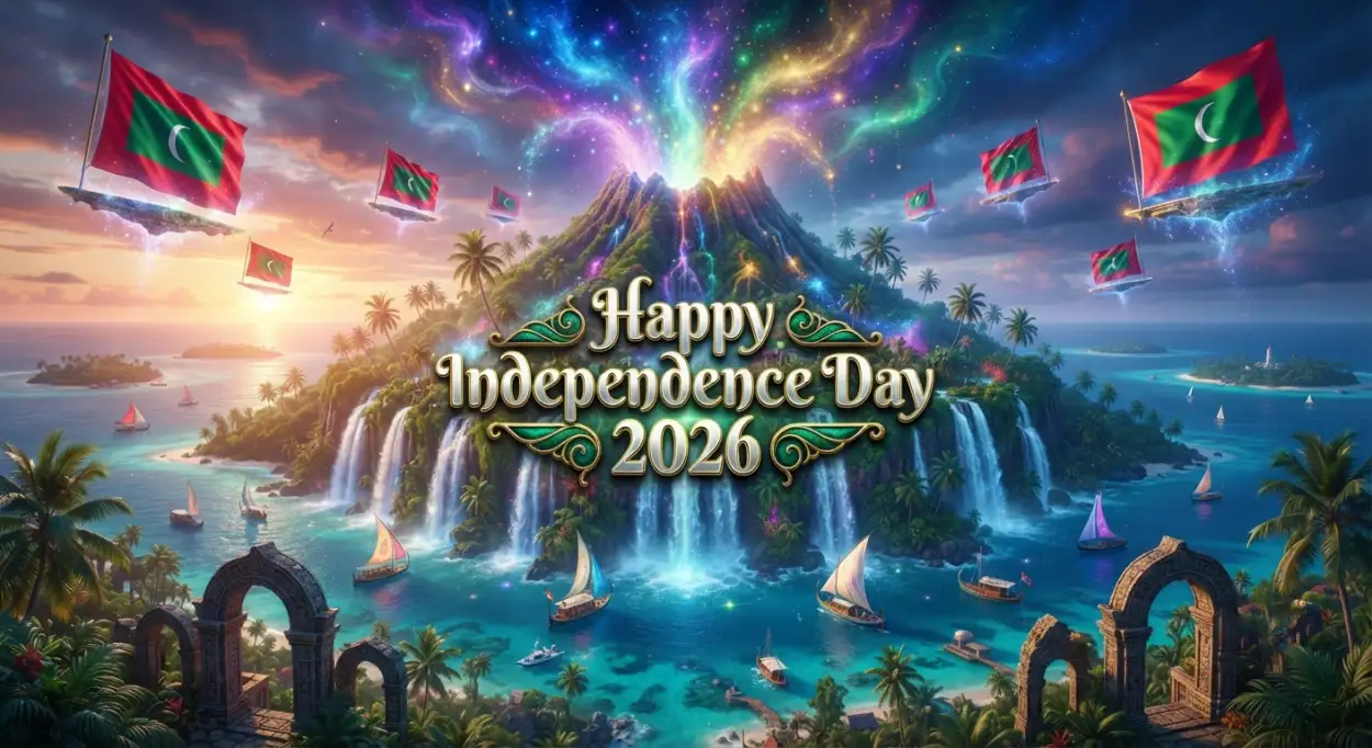 Free Download Maldives Independence Day 2026 Png - High Quality Maldives Independence Day 2026 Transparent PNG