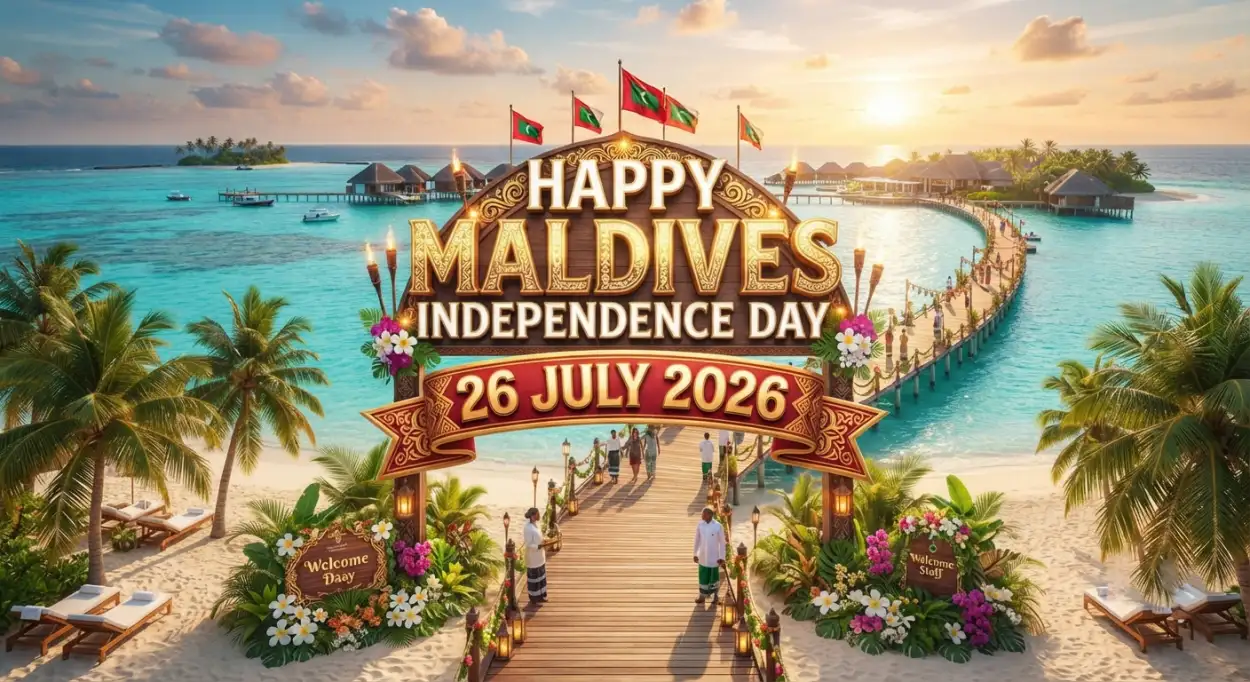 Free Download Maldives Independence Day Border Png - High Quality Maldives Independence Day 2026 Transparent PNG