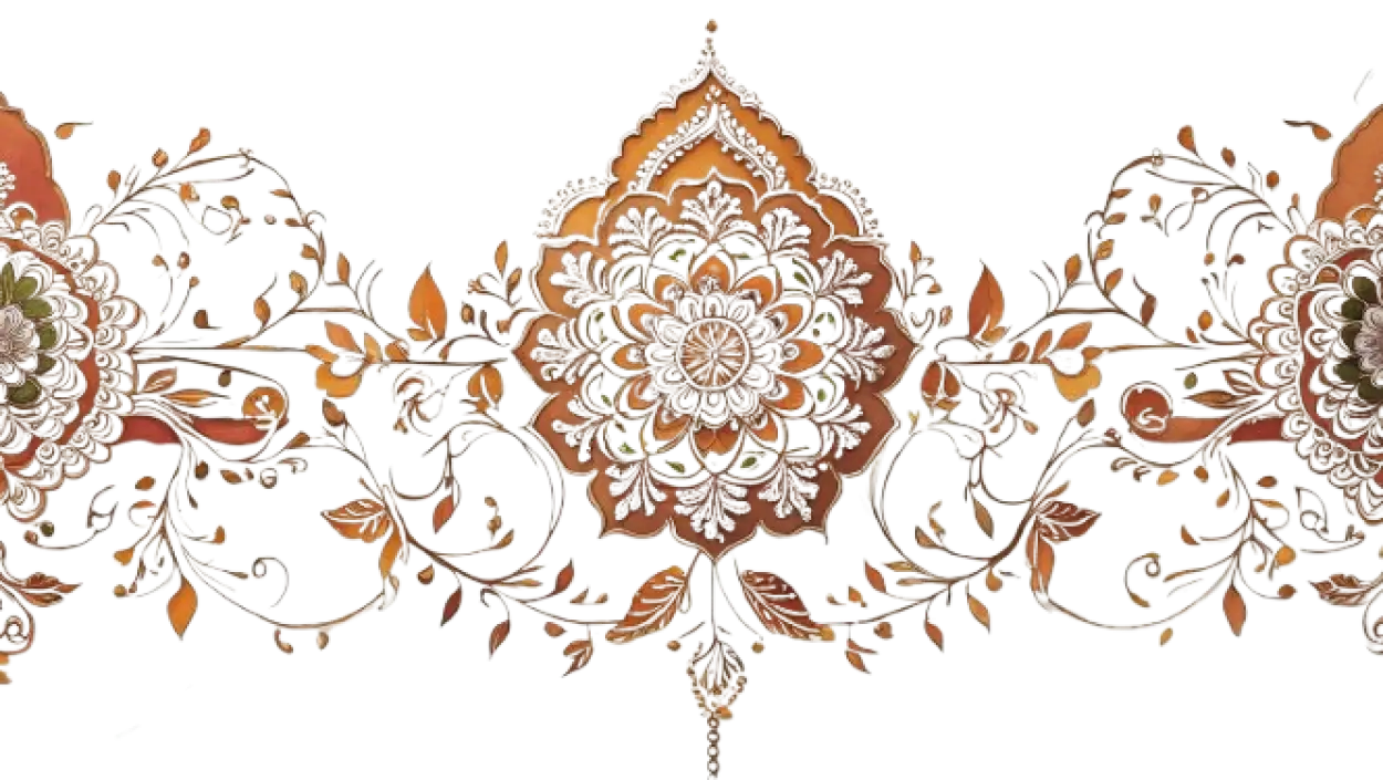 Mandala Style Png Flower Border Art - Royalty Free Flower Border Image | Pngmagic Free Download Mandala Style Png Flower Border Art - High Quality Flower Border PNG Image