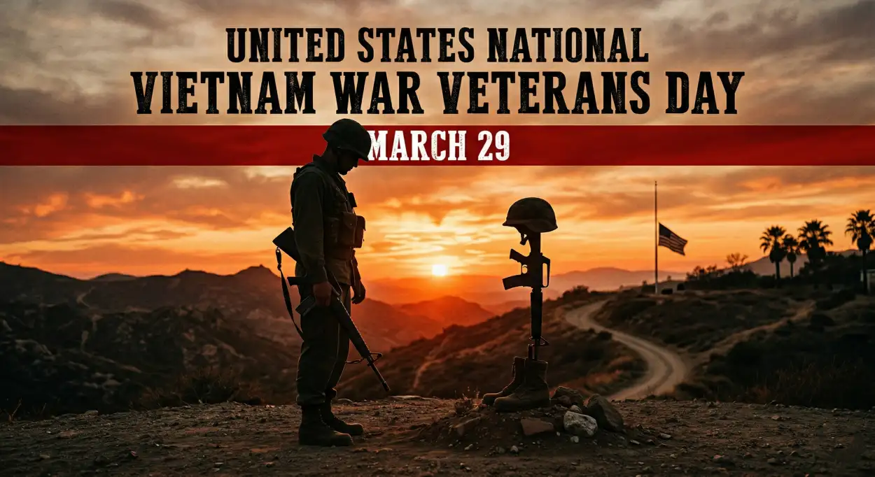 Free Download March 29 Vietnam Veterans Day Usa Details - High Quality United States National Vietnam War Veterans Day Image