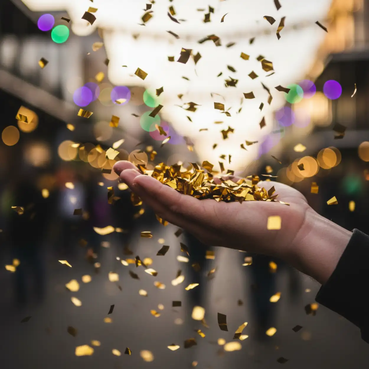 Mardi Gras Golden Confetti Background - Royalty Free Mardi Gras Background Image | Pngmagic Free Download Mardi Gras Golden Confetti Background - High Quality Mardi Gras Background Background