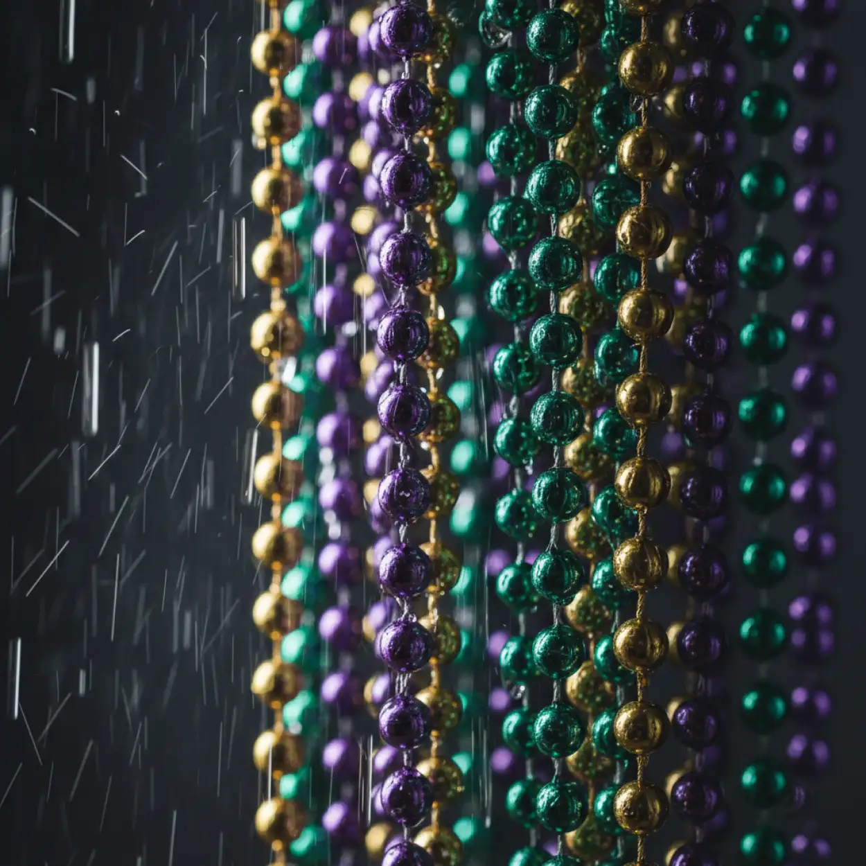 Free Download Mardi Gras Streamers And Beads Background - High Quality Mardi Gras Background Background