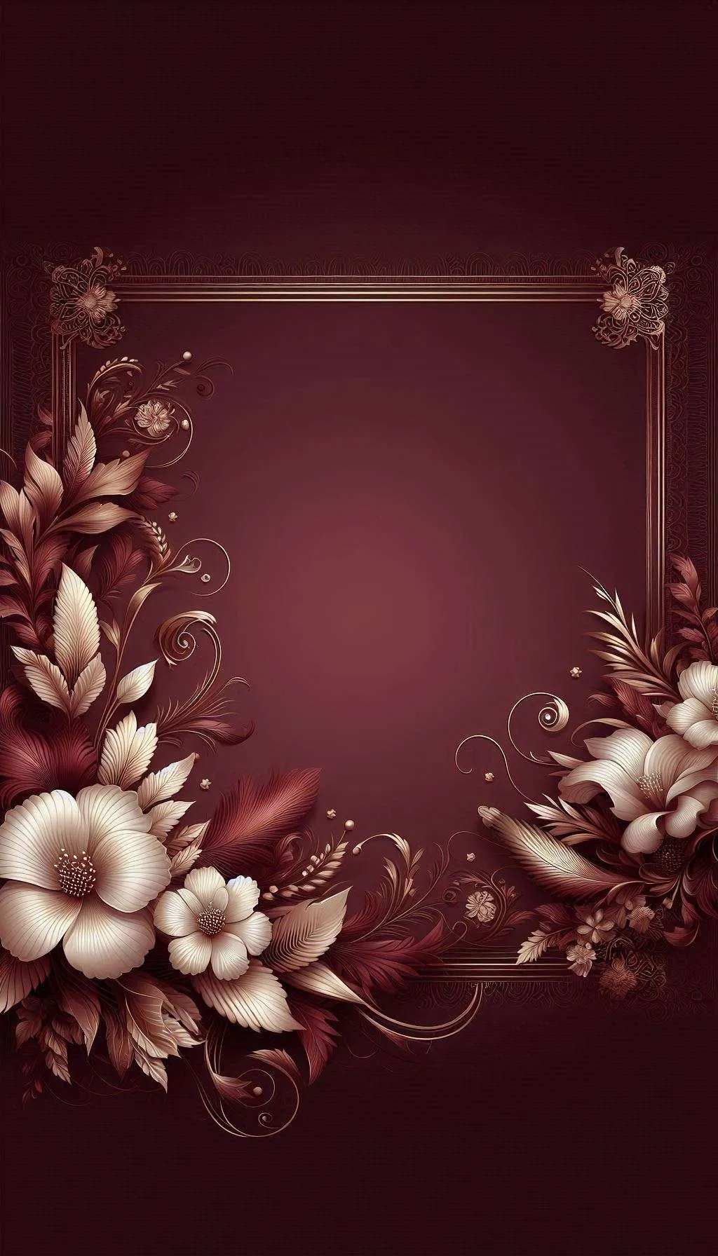 Maroon Background Hd With Floral Patterns For Wedding Invitations Card - Royalty Free Maroon Background Hd Image | Pngmagic Free Download Maroon Background Hd With Floral Patterns For Wedding Invitations Card - High Quality Maroon Background Hd Background