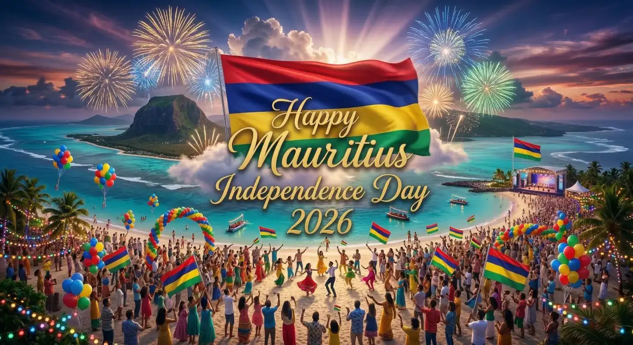 Free Download Mauritius Independence Day 2026 Flag Background Design - High Quality Happy Mauritius Independence Day 2026 Background Image