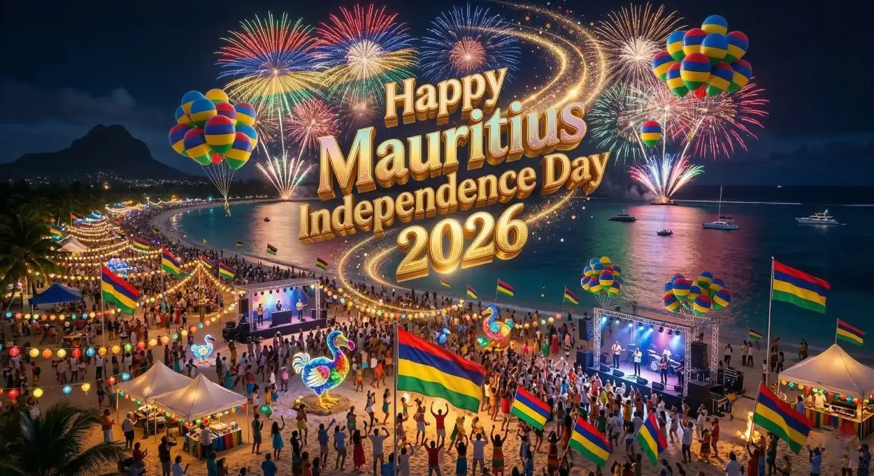 Free Download Mauritius Independence Day Celebration Wishes 2026 - High Quality Happy Mauritius Independence Day 2026 Image