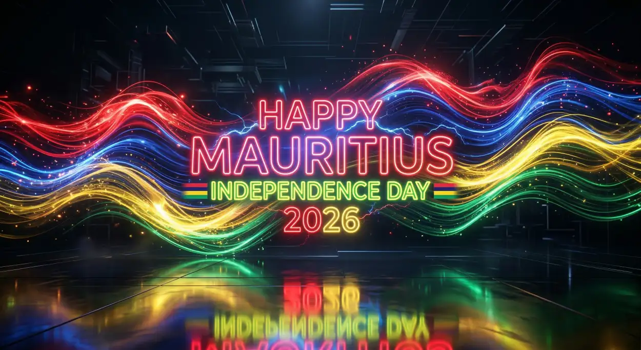 Free Download Mauritius Independence Day Poster Design 2026 - High Quality Happy Mauritius Independence Day 2026 Image