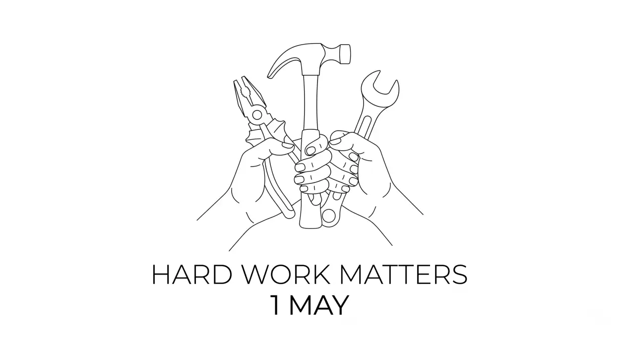 Free Download May Day Social Media Post Images - High Quality International Labor Day Wishes 2026 Image