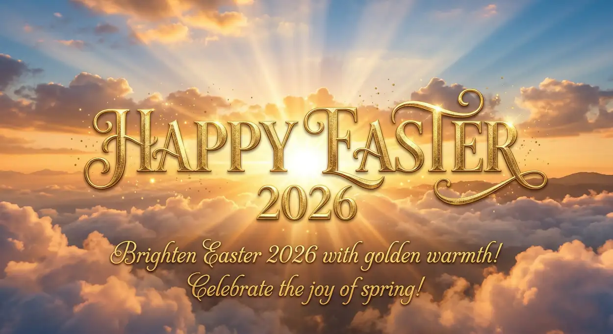 Free Download Meaningful Easter 2026 Scripture Wishes - High Quality Happy Easter 2026 Image