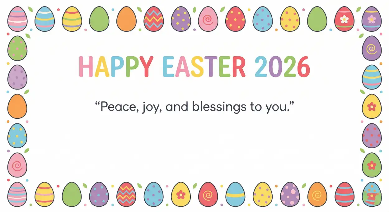 Free Download Meaningful Happy Easter 2026 Quotes - High Quality Happy Easter 2026 Image