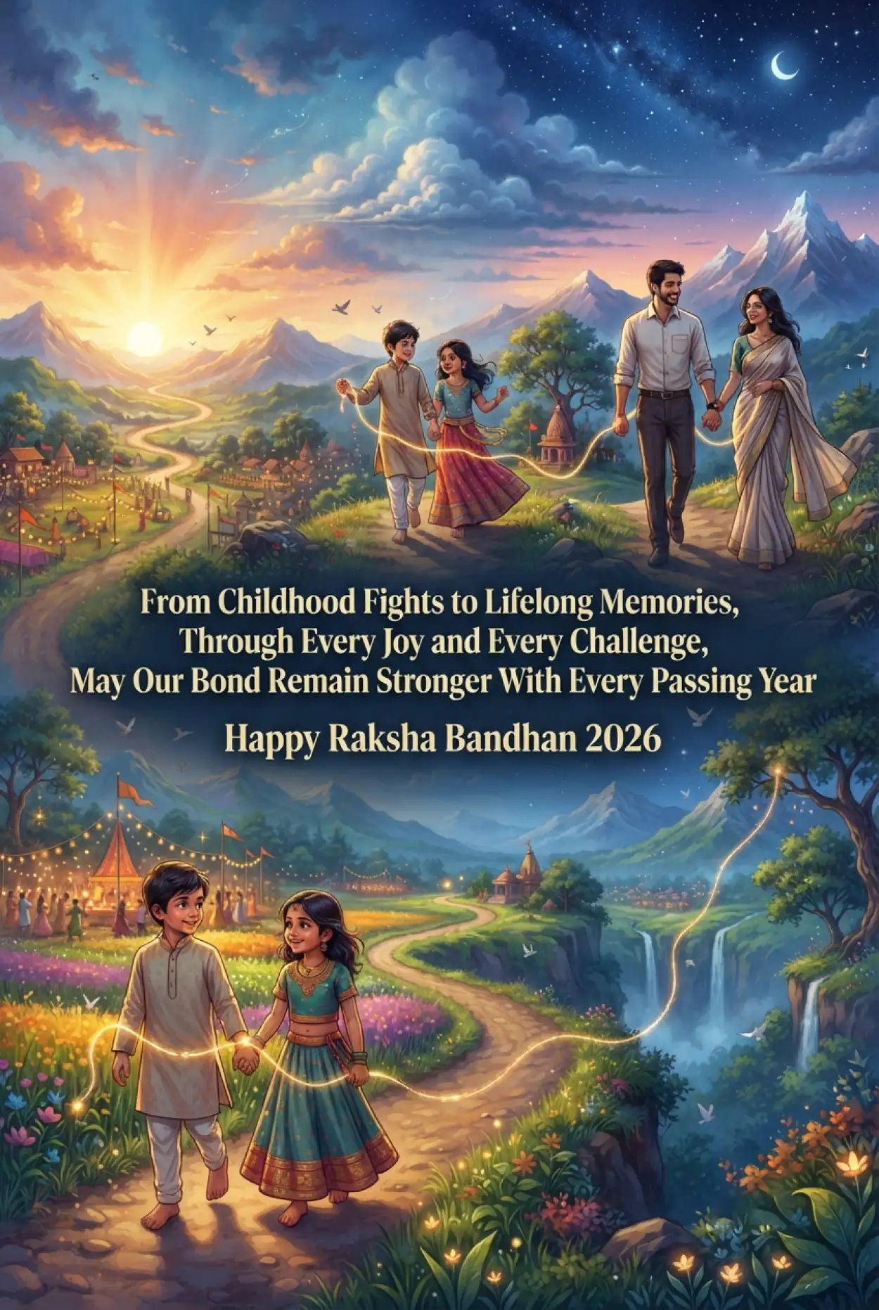 Free Download Meaningful Raksha Bandhan Wishes 2026 - High Quality Happy Raksha Bandhan Wishes 2026 Image