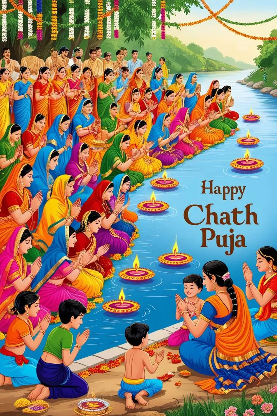 Free Download Memorable Happy Chhath Puja Images For Sharing - High Quality Happy Chhath Puja Background