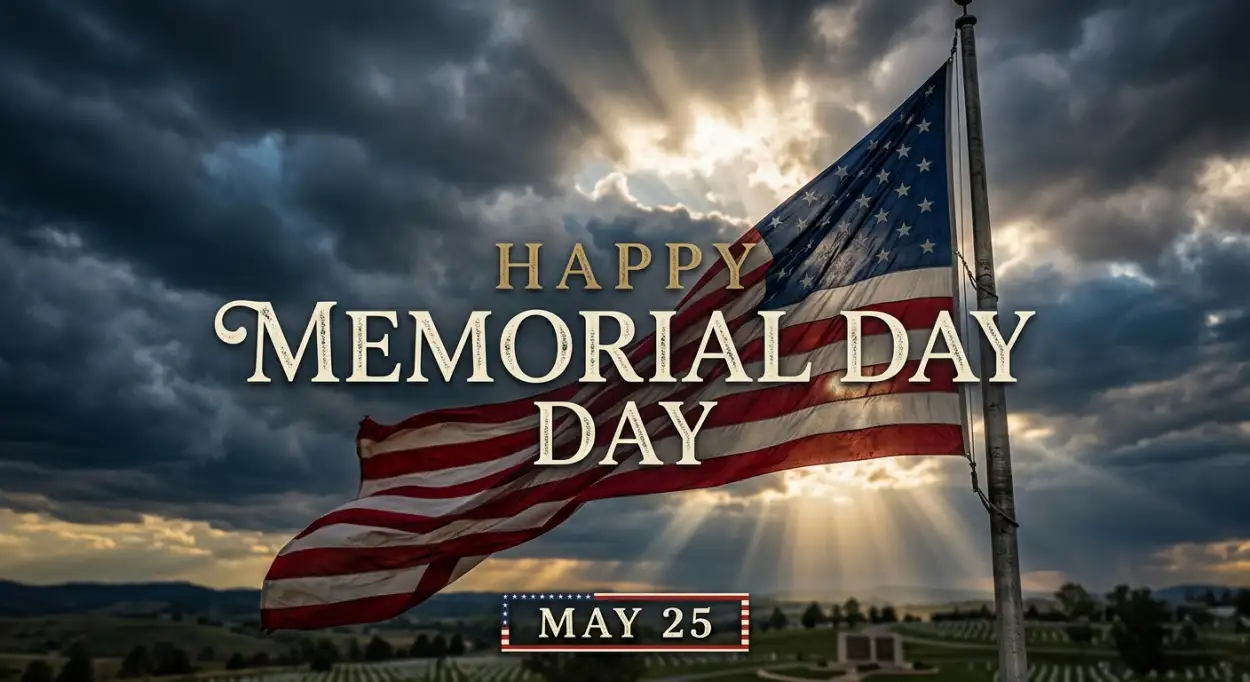 Free Download Memorial Day 2026 Dark Patriotic Wallpaper - High Quality Memorial Day 2026 Image