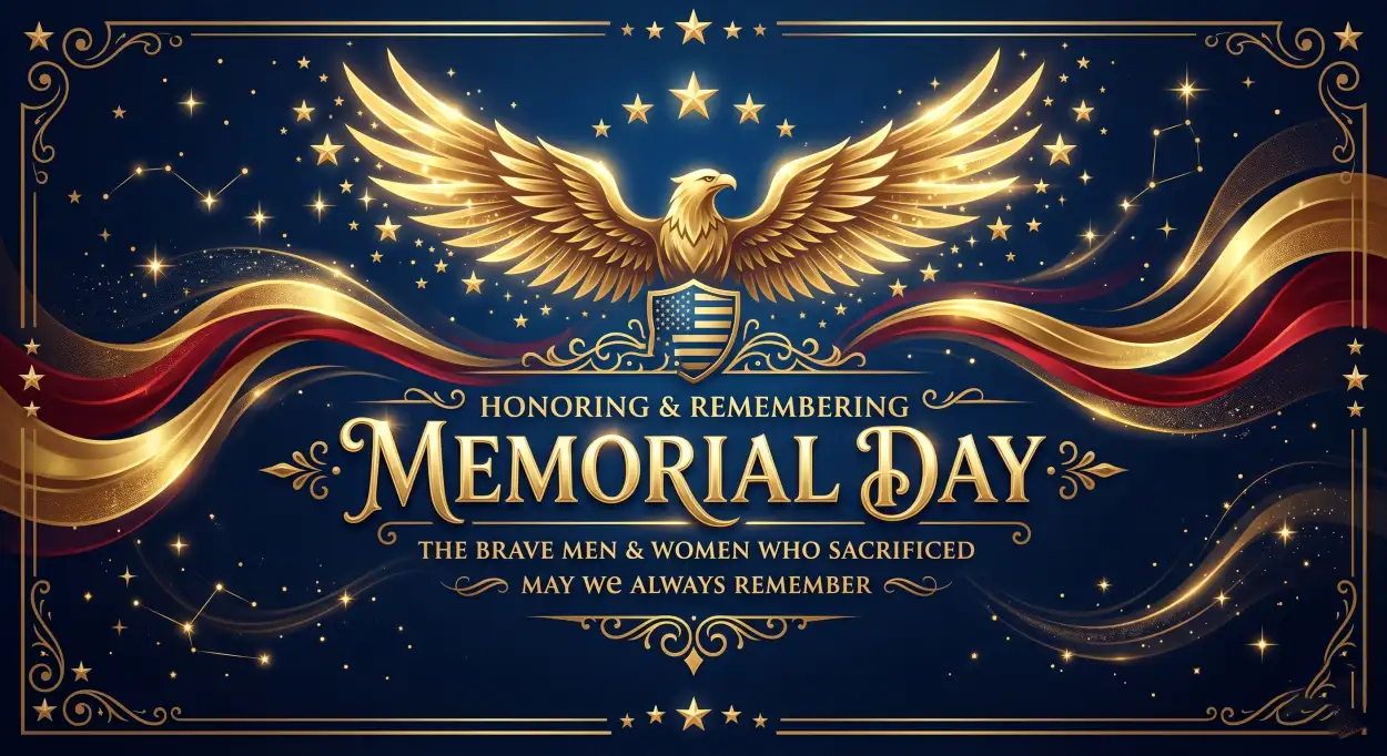 Free Download Memorial Day 2026 Elegant Patriotic Graphics - High Quality Morial Day 2026 Image