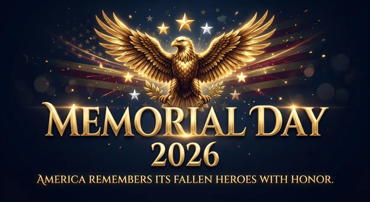 Free Download Memorial Day 2026 Emotional Usa Tribute Graphics - High Quality Morial Day 2026 Image