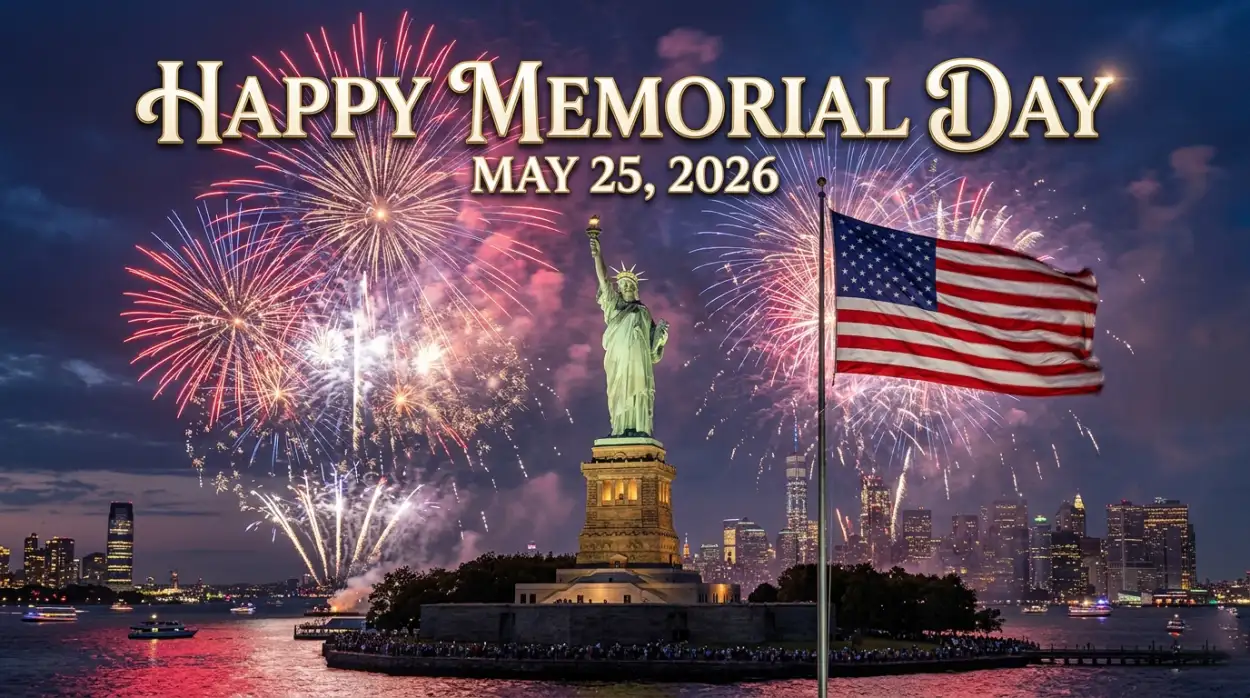 Free Download Memorial Day 2026 Patriotic Background - High Quality Memorial Day 2026 Background Image