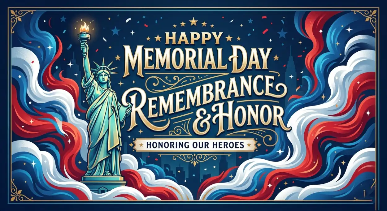 Free Download Memorial Day 2026 Usa Remembrance Poster - High Quality Memorial Day 2026 Image