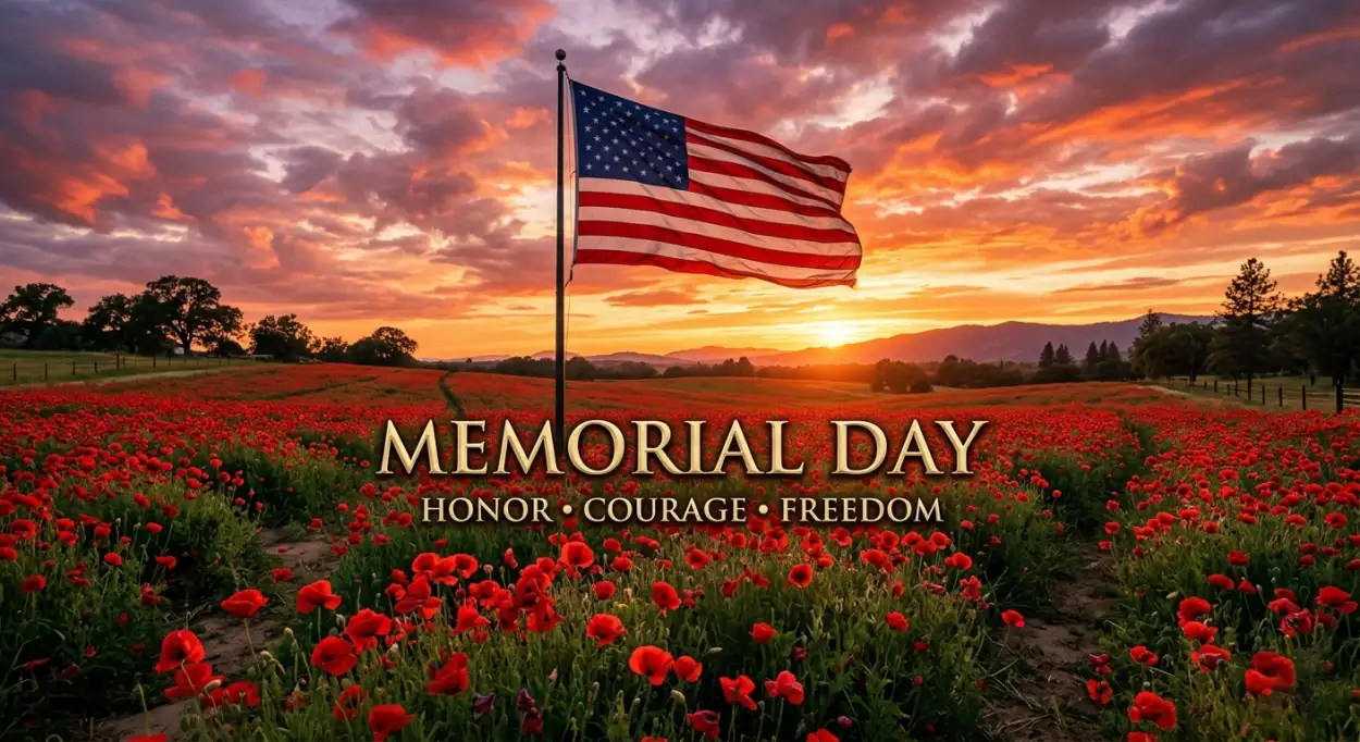 Free Download Memorial Day Greeting Card For Greeting Messages 2026 - High Quality Memorial Day Greeting Card 2026 Image